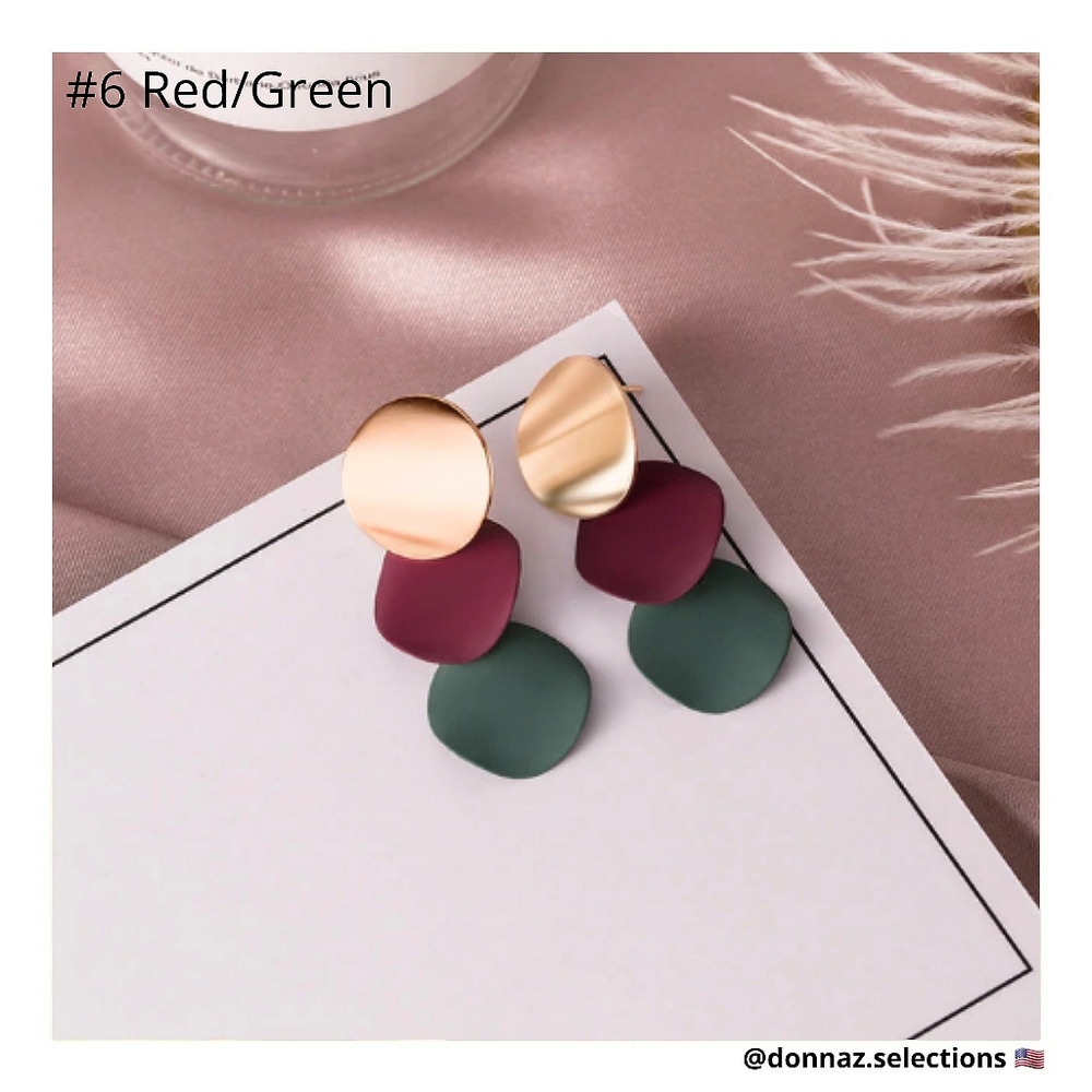 Earring #6 Red/Green